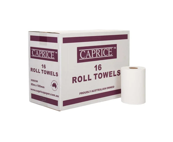 Caprice Roll Towel 80m 16 Roll Towels