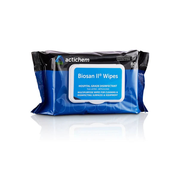 Actichem Biosan II Wipes Hospital grade disinfectant wipes