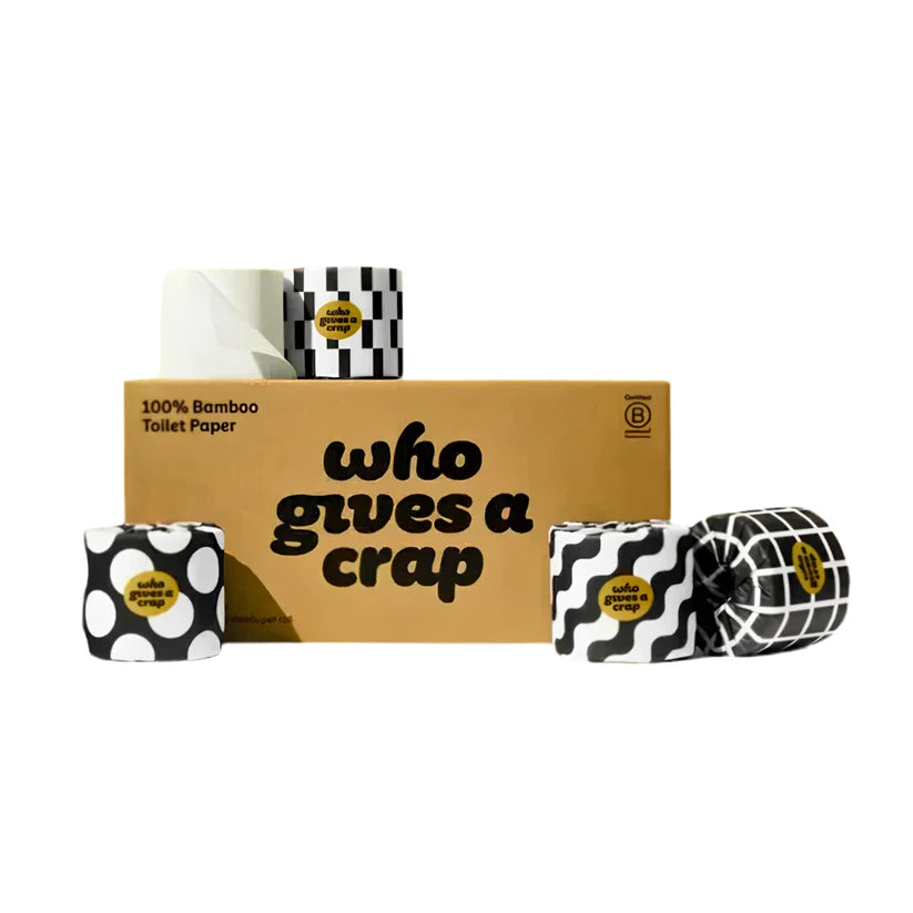 Who Gives a Crap 100% Bamboo Toilet Paper 3Ply 24 & 48 Rolls