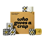 Who Gives a Crap 100% Bamboo Toilet Paper 3Ply 24 & 48 Rolls