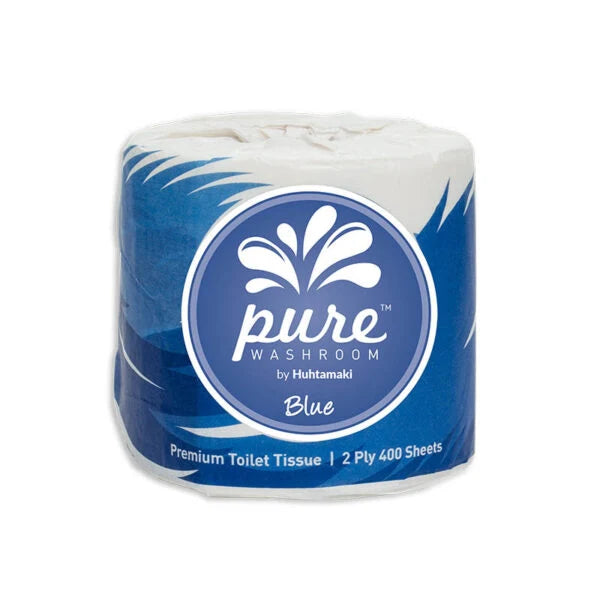 Huhtamaki Pure Premium 2PLY 400 sheets Toilet Roll 48 Box