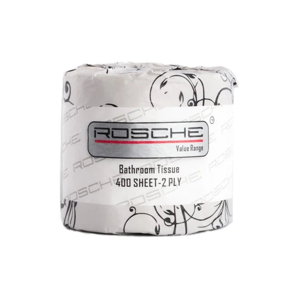 Rosche Value Range 2 Ply 400 Sheet Bathroom Tissue 48 Rolls